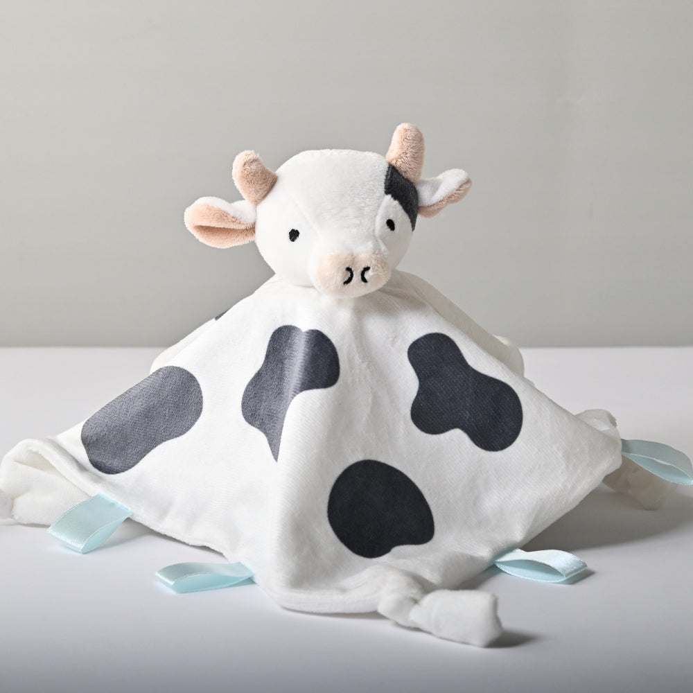 Tiny Orchard Baby Plush Comforter - COW